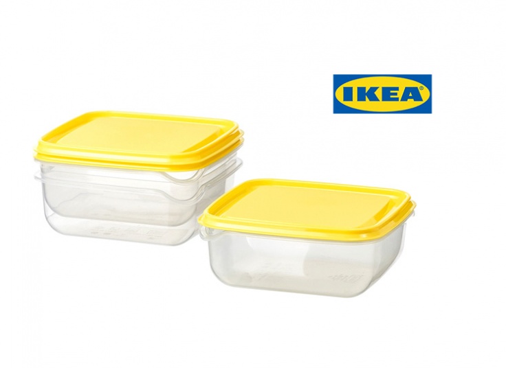 ظروف نگهدارنده سه تکه ایکیا مدل PRUTA