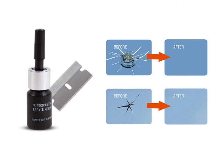 چسب ترمیم شیشه خودرو