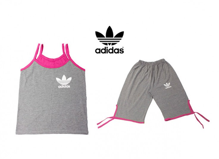 تاپ و شلوارک زنانه adidas