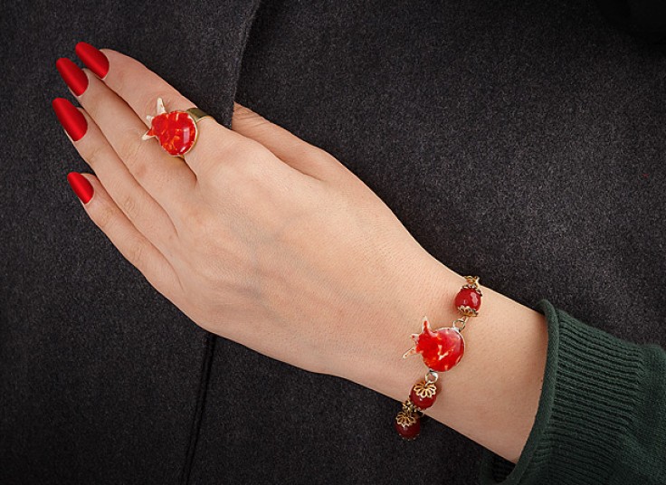 ست دستبند و انگشتر یلدا