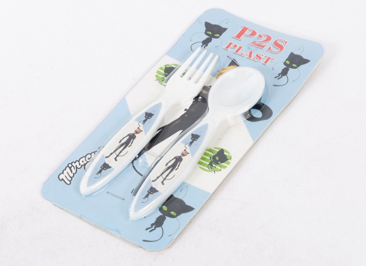 ست قاشق و چنگال بچگانه کارتونی