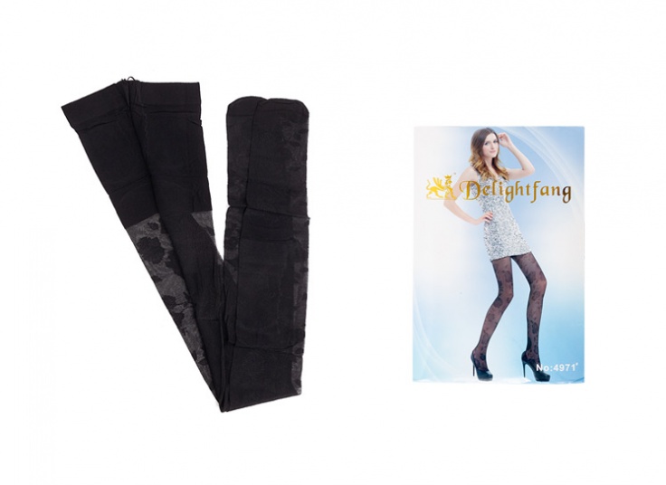 جوراب شلواری گلدار زنانه DelightFang