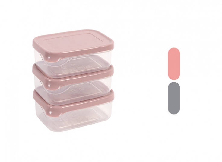 ظرف در دار فریزری 3 عددی Ashkan