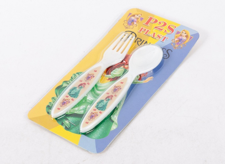 ست قاشق و چنگال بچگانه کارتونی