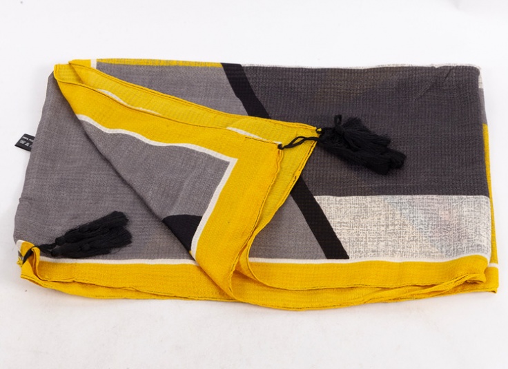 شال نخی چند رنگ تابستانی