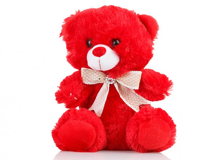 عروسک خرس پاپیون دار