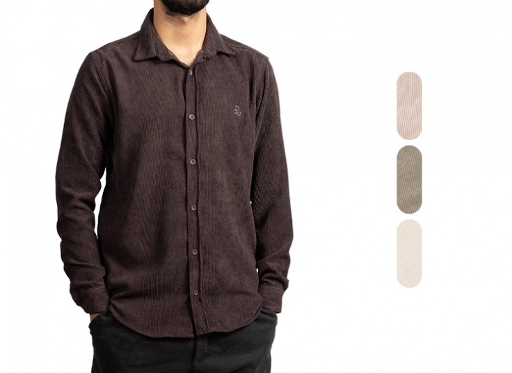 پیراهن مردانه مخمل طرح ZARA