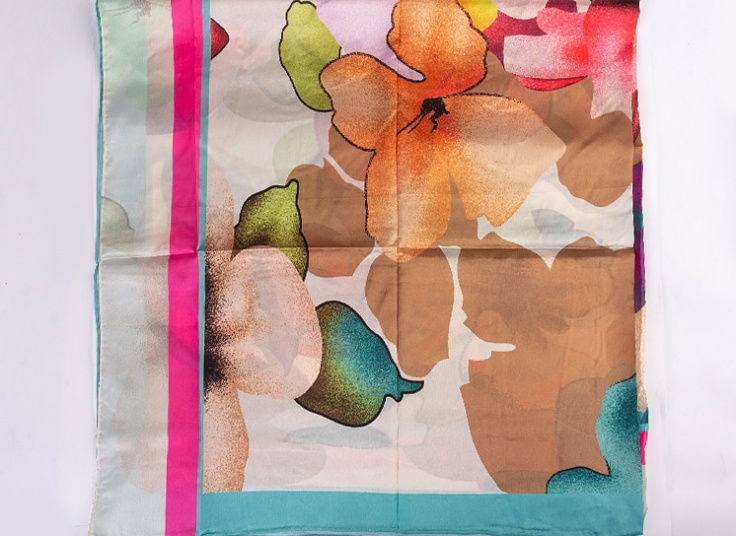 روسری ساتن قواره دار Ziboo