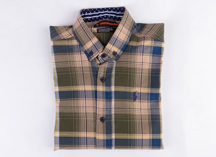 پیراهن مردانه چهارخانه POLO