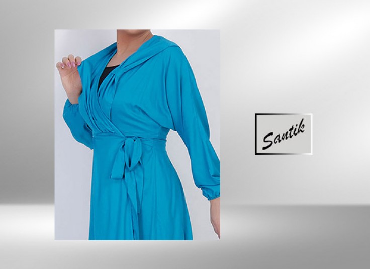 مانتو یقه پاپیونی  SANTIK