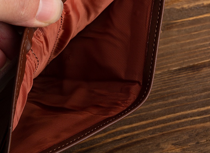 کیف پول چرم طبیعی مدل جیبی