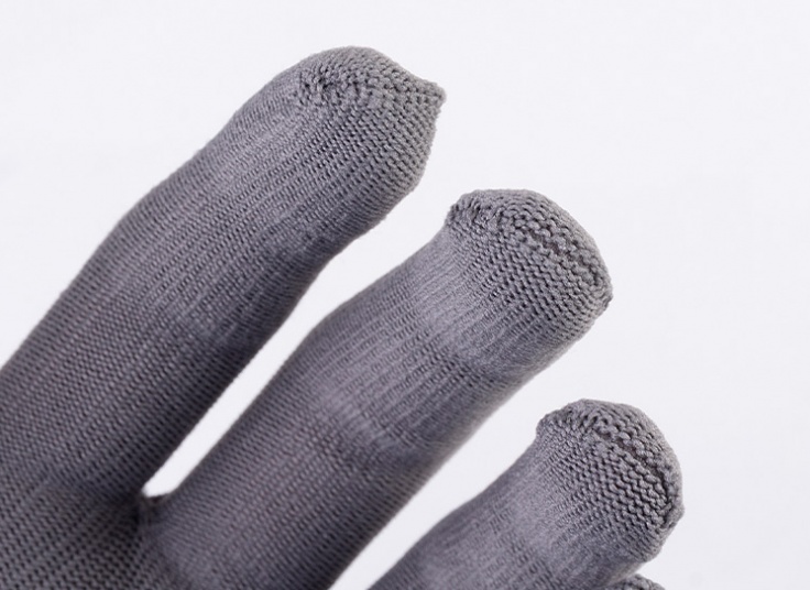 دستکش کار نخی رنگی