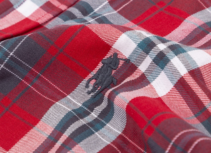 پیراهن چهارخانه طرح POLO