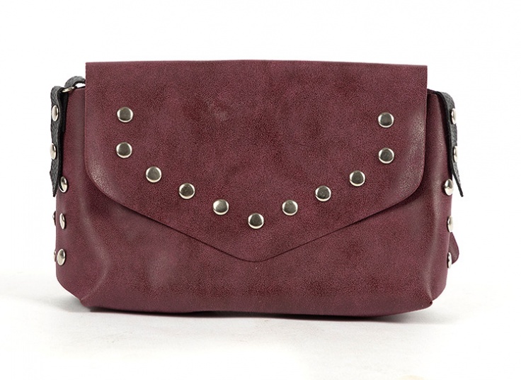 کیف دوشی پرچ دار