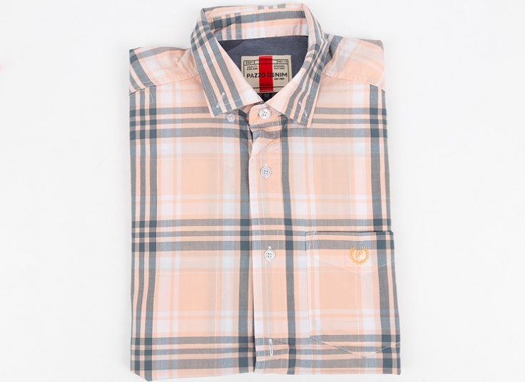 پیراهن چهارخانه مردانه Pazzo