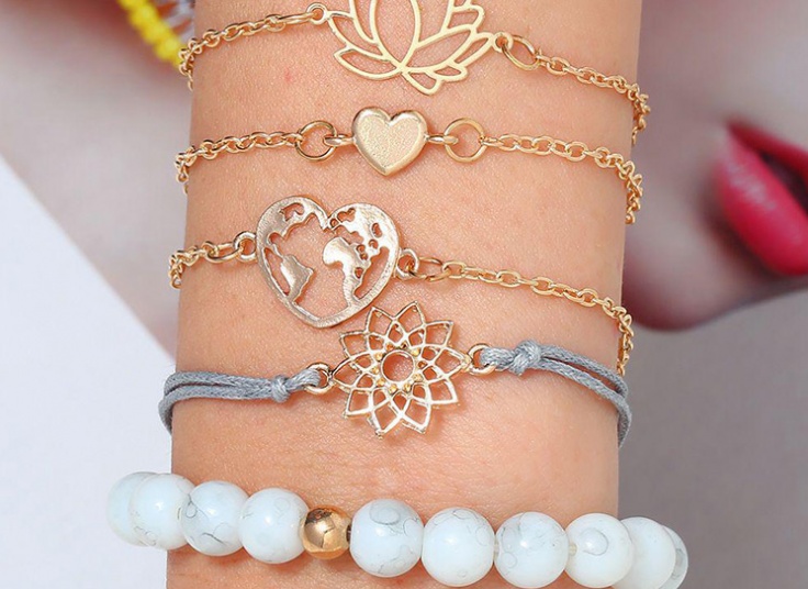 پکیج پنج عددی دستبند Gray