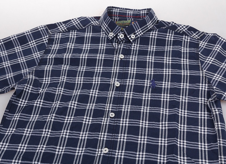 پیراهن چهارخانه مردانه طرح POLO