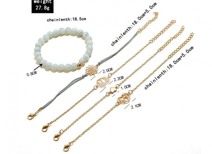 پکیج پنج عددی دستبند Gray