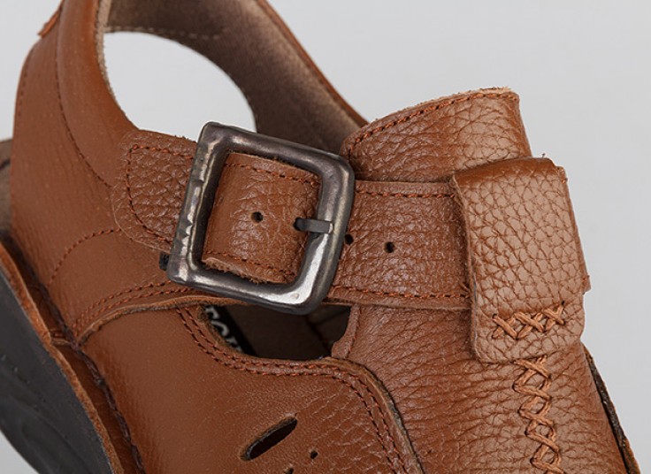 صندل چرم طبیعی مردانه NEGHIN