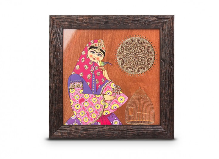 تابلو نفیس و نقش برجسته خاتون