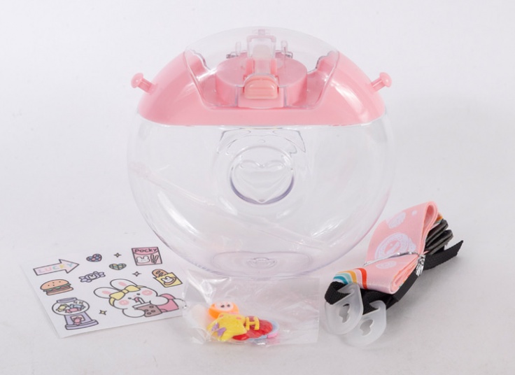 قمقمه کودک مدل نی دار طرح دونات