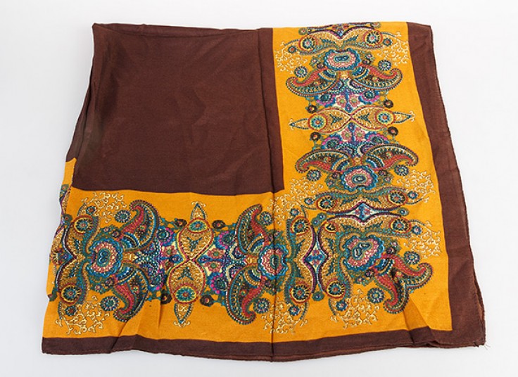 روسری نخی طرحدار