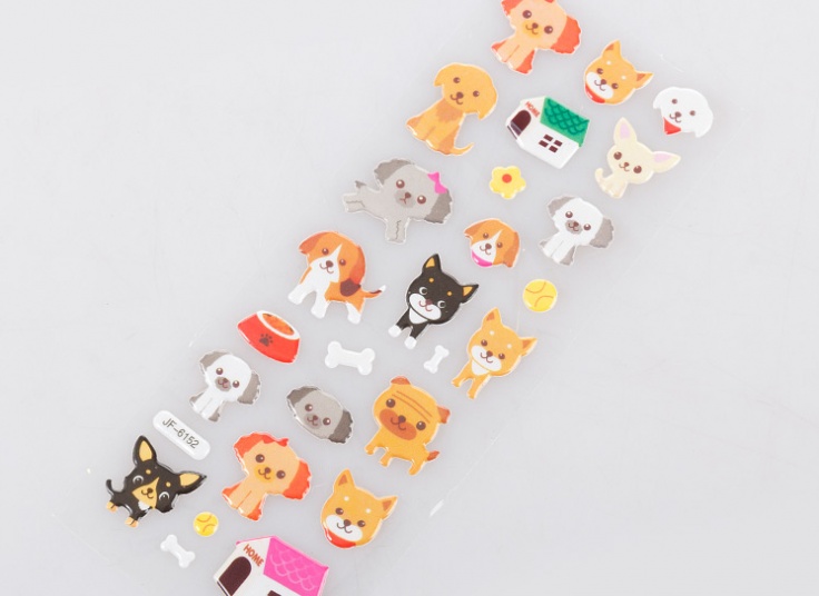 استیکر برجسته کارتونی