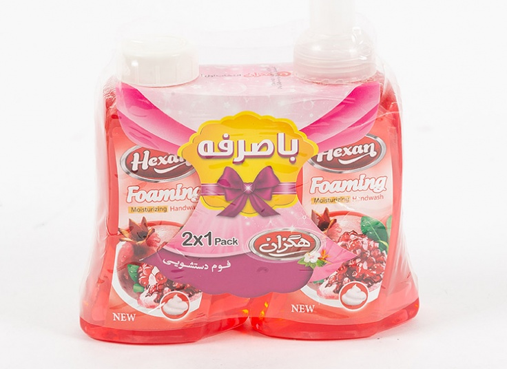 پک دو عددی فوم دستشویی  Hexan