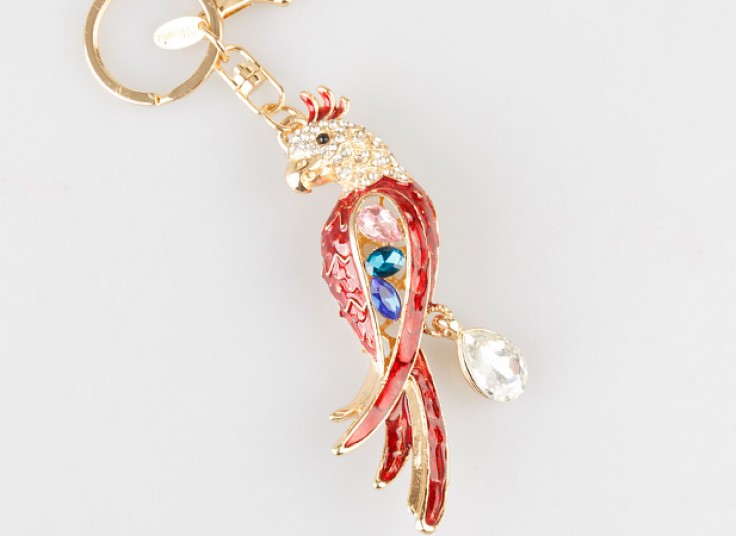 آویز کلید کریستالی Bird