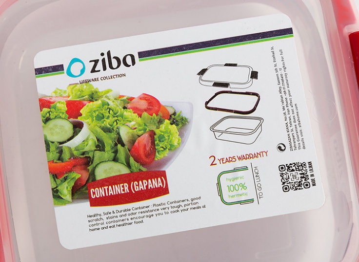 ظرف نگهدارنده Ziba