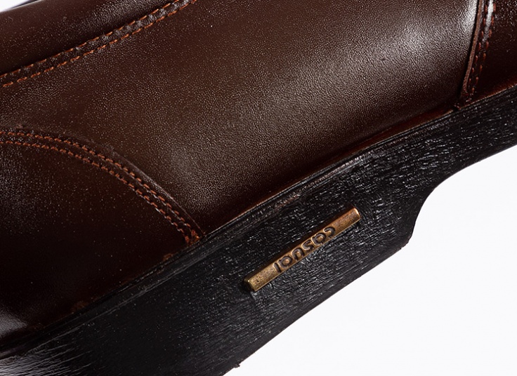 کفش چرم مردانه طرح Maserati