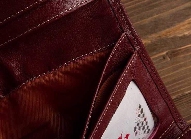 کیف پول چرم طبیعی زنانه