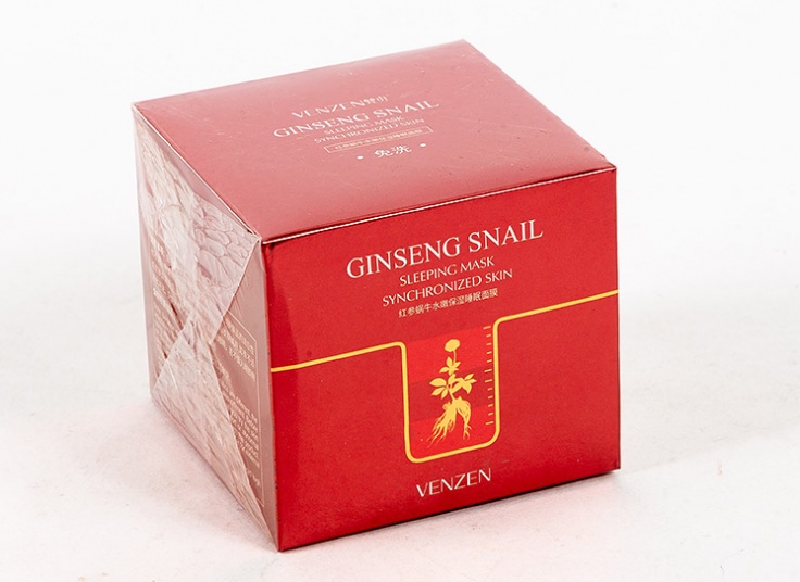 ماسک شب کرمی حلزون و جینسینگ VENZEN