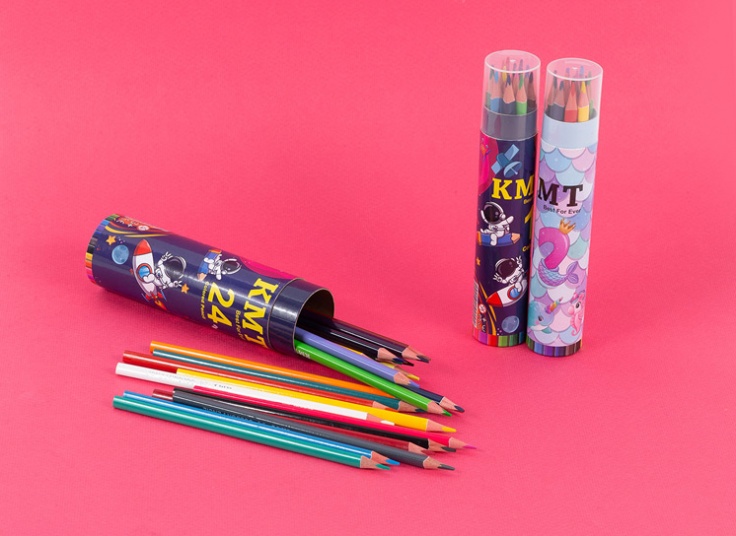 مداد رنگی لوله ای KMT