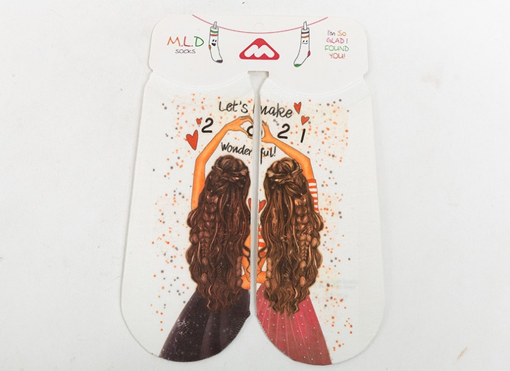 جوراب طرح چاپی MLD