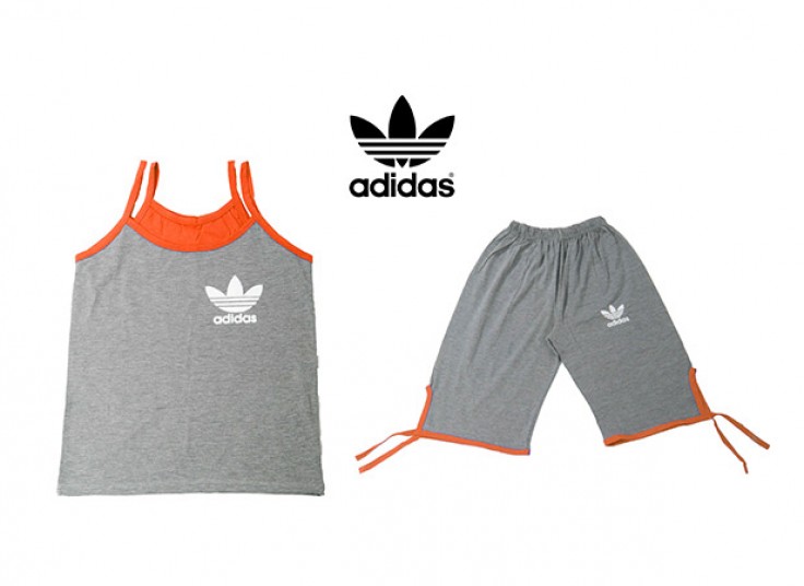 تاپ و شلوارک زنانه adidas