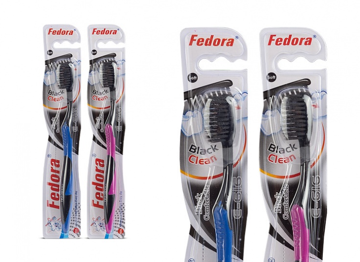 مسواک زغالی Fedora