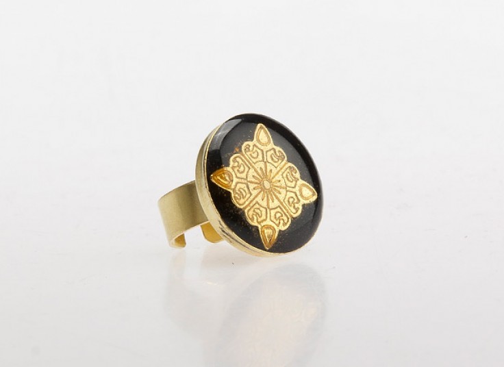 ست دستبند و انگشتر طرحدار