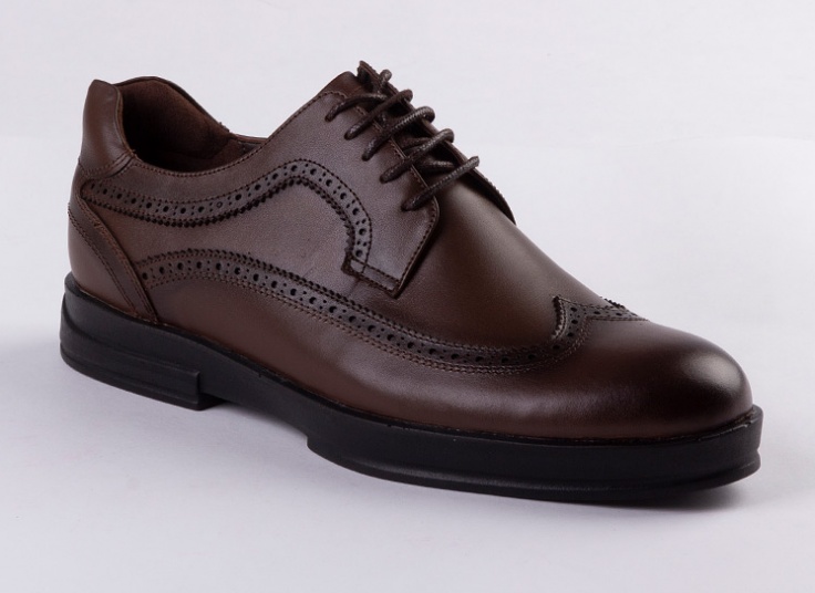 کفش مردانه چرم طبیعی مدل هشت ترک