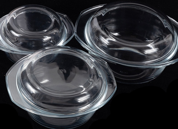 ست 3 عددی قابلمه بلور Flora