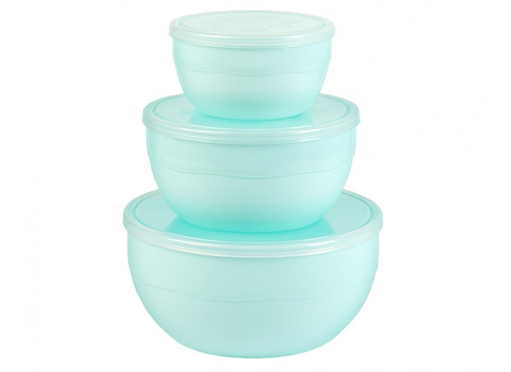 ست سه عددی کاسه درب‌دار Lovely