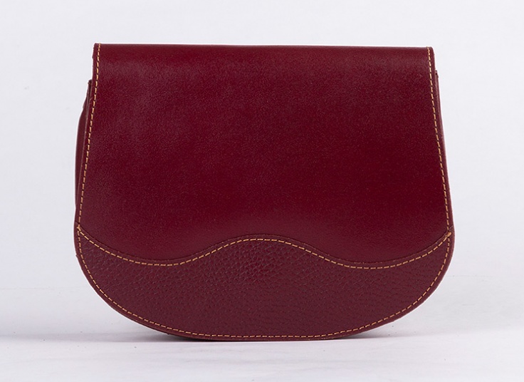 کیف دوشی چرم طبیعی زنانه Saddle