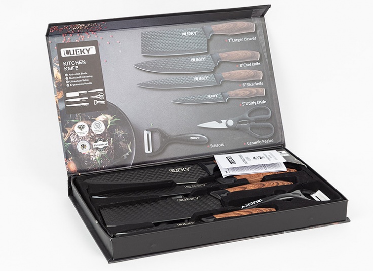 ست چاقو آشپزخانه 6 تکه Lucky