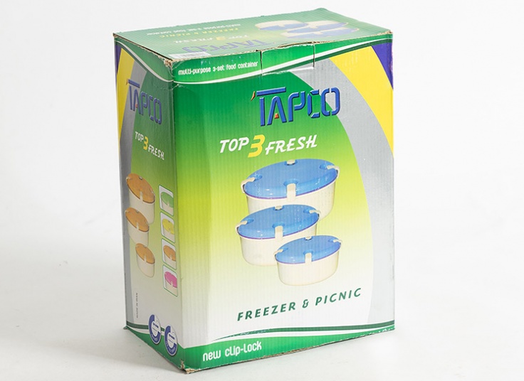 ظرف نگهدارنده سه تکه تاپکو