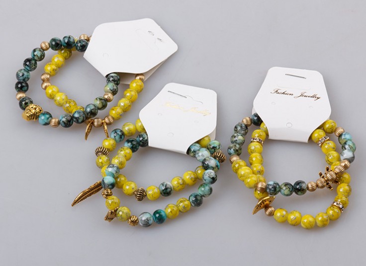 پکیج دوتایی دستبند سنگی