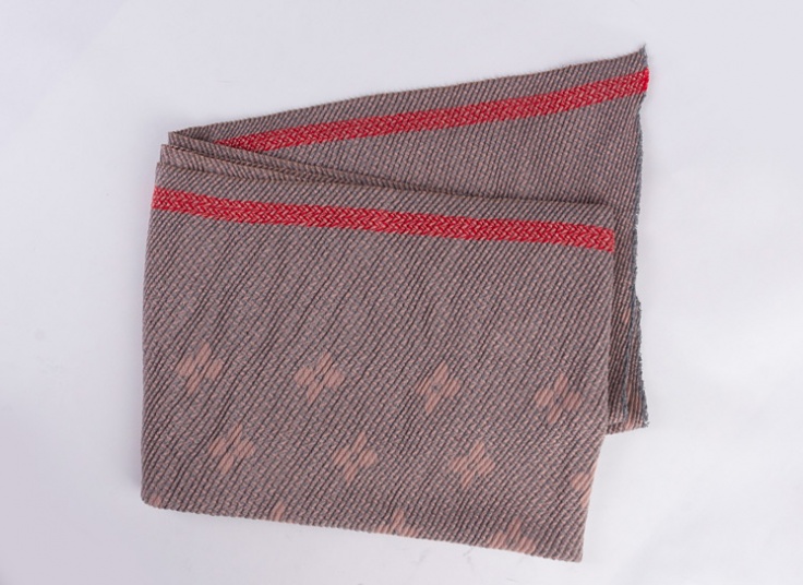 شال زنانه پلیسه لوگو LV