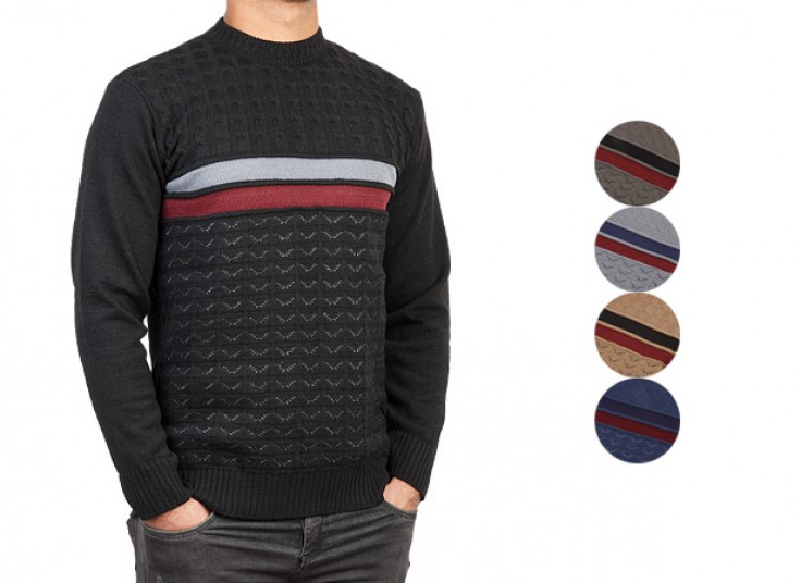 پلیور مردانه Tricot مدل Twist