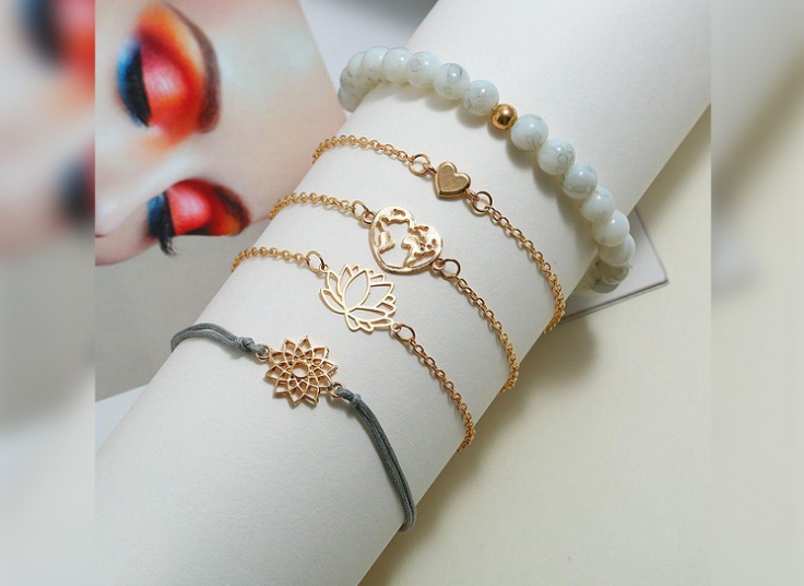 پکیج پنج عددی دستبند Gray