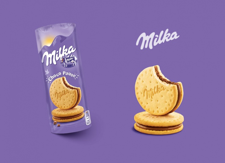 بیسکوییت کرم شکلاتی Milka