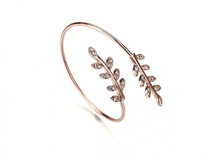 دستبند النگویی Leaf